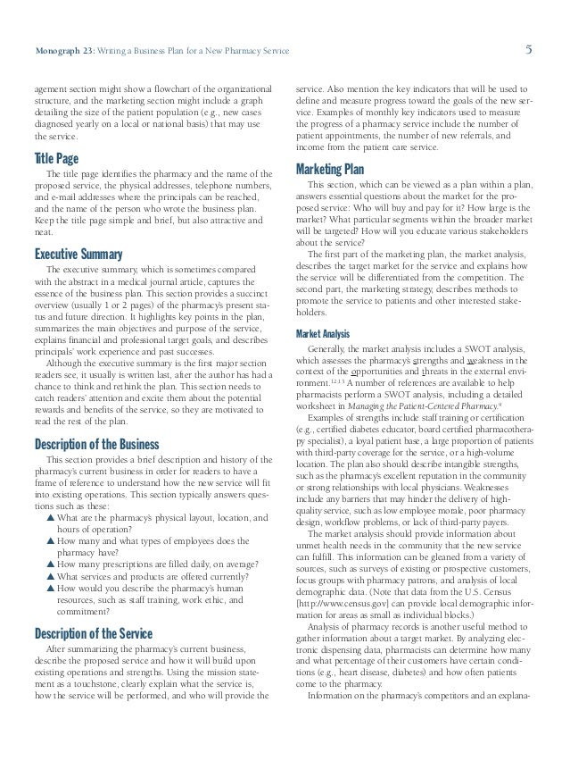 writing a business plan for a new pharmacy service writing a business plan for a new pharmacy service